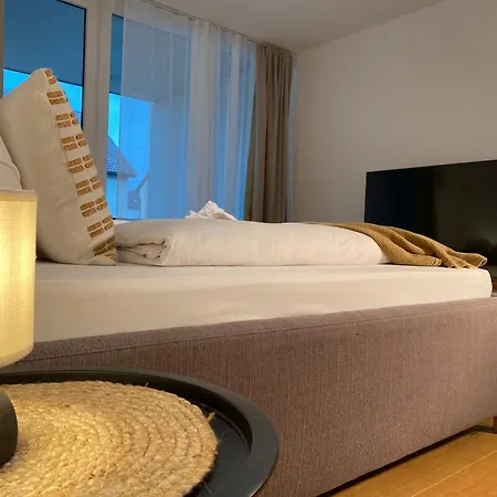 Modern Zentral Parkplatz Terasse Netflix Apartment Straubing Exterior photo